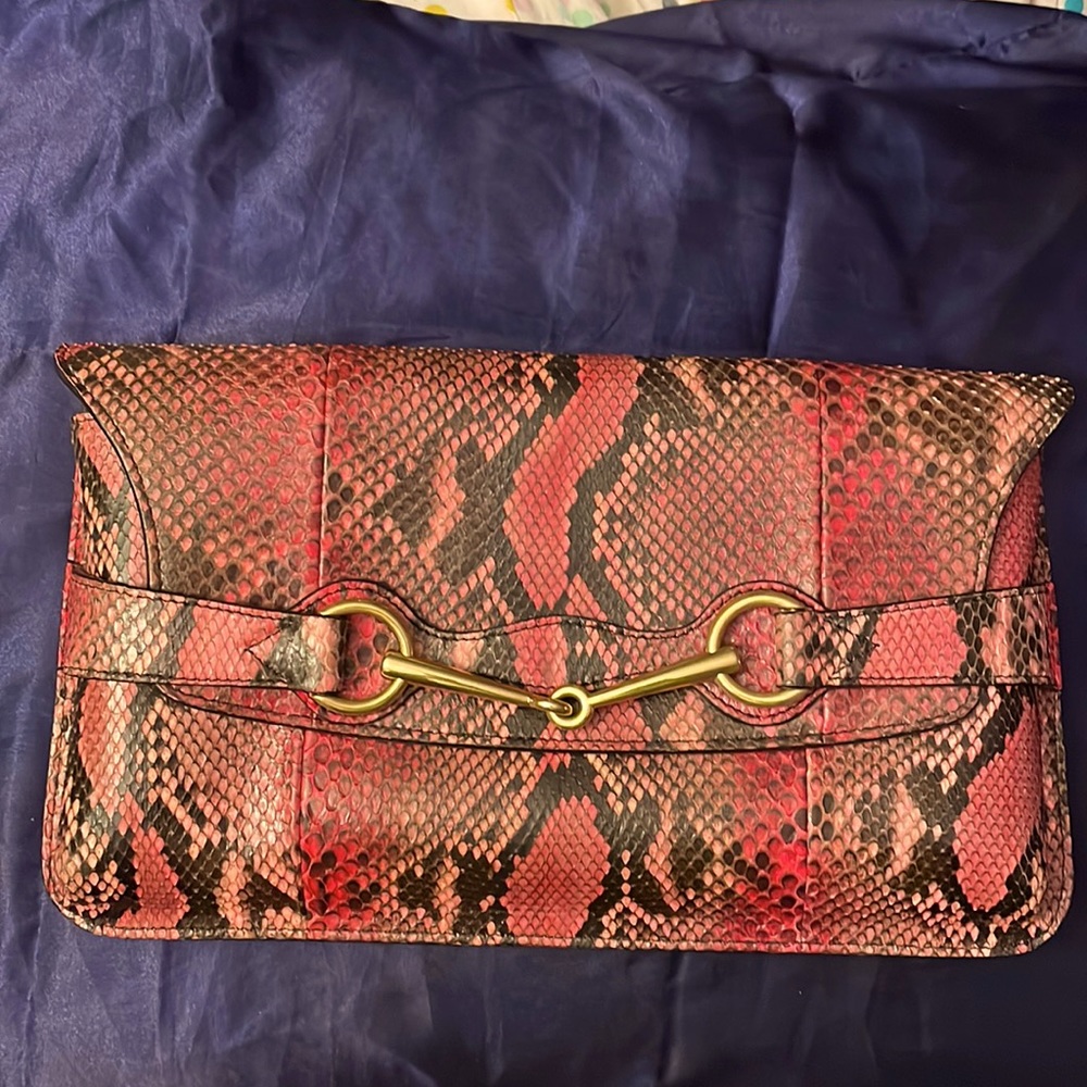 Gucci Python Clutch - Picture 1 of 3